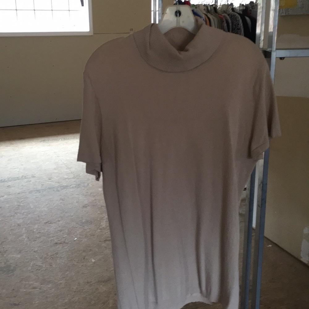 Tan shirt